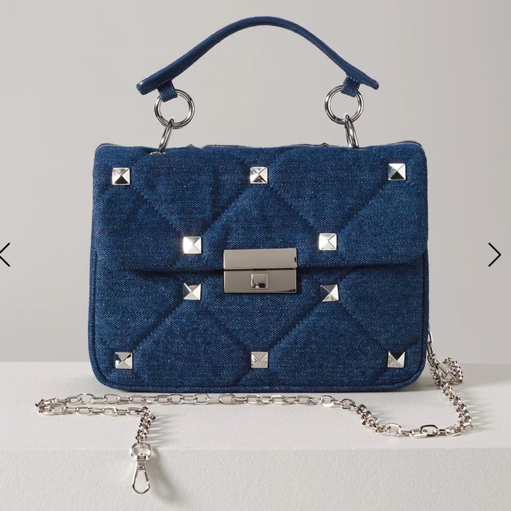 White House Black Market Quilted Stud Bag-NWT